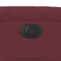 vidaXL Sillón eléctrico reclinable elevable de tela rojo tinto vidaXL Sillón eléctrico reclinable elevable de tela rojo tinto