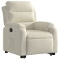 vidaXL Sillón eléctrico reclinable elevable de terciopelo crema vidaXL Sillón eléctrico reclinable elevable de terciopelo crema