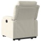 vidaXL Sillón eléctrico reclinable elevable de terciopelo crema vidaXL Sillón eléctrico reclinable elevable de terciopelo crema