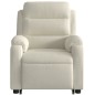 vidaXL Sillón eléctrico reclinable elevable de terciopelo crema vidaXL Sillón eléctrico reclinable elevable de terciopelo crema