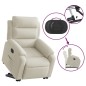 vidaXL Sillón eléctrico reclinable elevable de terciopelo crema vidaXL Sillón eléctrico reclinable elevable de terciopelo crema