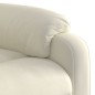 vidaXL Sillón eléctrico reclinable elevable de terciopelo crema vidaXL Sillón eléctrico reclinable elevable de terciopelo crema