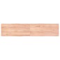 vidaXL Tablero mesa madera tratada borde natural marrón 180x40x(2-6)cm vidaXL Tablero mesa madera tratada borde natural marrón 180x40x(2-6)cm