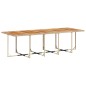 vidaXL Set comedor de jardín con cojines 15 pzas ratán sintético beige vidaXL Set comedor de jardín con cojines 15 pzas ratán sintético beige