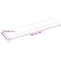 vidaXL Tablero mesa madera tratada borde natural marrón 180x40x(2-6)cm vidaXL Tablero mesa madera tratada borde natural marrón 180x40x(2-6)cm