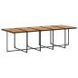 vidaXL Set comedor de jardín con cojines 15 pzas ratán sintético negro vidaXL Set comedor de jardín con cojines 15 pzas ratán sintético negro