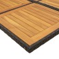 vidaXL Set de muebles jardín 17 pzas con cojines ratán sintético negro vidaXL Set de muebles jardín 17 pzas con cojines ratán sintético negro