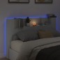 vidaXL Cabecero de cama con luz LED blanco 160x16,5x103,5 cm vidaXL Cabecero de cama con luz LED blanco 160x16,5x103,5 cm