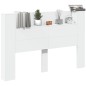vidaXL Cabecero de cama con luz LED blanco 160x16,5x103,5 cm vidaXL Cabecero de cama con luz LED blanco 160x16,5x103,5 cm