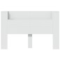 vidaXL Cabecero de cama con luz LED blanco 160x16,5x103,5 cm vidaXL Cabecero de cama con luz LED blanco 160x16,5x103,5 cm