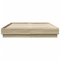 vidaXL Estructura de cama madera de ingeniería roble Sonoma 150x200 cm vidaXL Estructura de cama madera de ingeniería roble Sonoma 150x200 cm