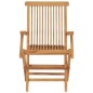 vidaXL Sillas de jardín 2 uds madera teca con cojines crema blanco vidaXL Sillas de jardín 2 uds madera teca con cojines crema blanco
