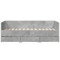 vidaXL Tumbona con cajones madera ingeniería gris hormigón 90x190 cm vidaXL Tumbona con cajones madera ingeniería gris hormigón 90x190 cm