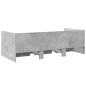 vidaXL Tumbona con cajones madera ingeniería gris hormigón 90x190 cm vidaXL Tumbona con cajones madera ingeniería gris hormigón 90x190 cm
