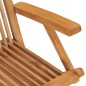 vidaXL Sillas de jardín 2 uds madera teca con cojines crema blanco vidaXL Sillas de jardín 2 uds madera teca con cojines crema blanco