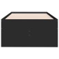 vidaXL Tumbona con cajones madera de ingeniería negro 90x190 cm vidaXL Tumbona con cajones madera de ingeniería negro 90x190 cm