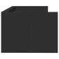 vidaXL Tumbona con cajones madera de ingeniería negro 90x190 cm vidaXL Tumbona con cajones madera de ingeniería negro 90x190 cm
