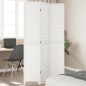 vidaXL Biombo separador de 3 paneles madera maciza Paulownia blanco vidaXL Biombo separador de 3 paneles madera maciza Paulownia blanco