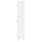 vidaXL Biombo separador de 3 paneles madera maciza Paulownia blanco vidaXL Biombo separador de 3 paneles madera maciza Paulownia blanco