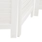 vidaXL Biombo separador de 3 paneles madera maciza Paulownia blanco vidaXL Biombo separador de 3 paneles madera maciza Paulownia blanco