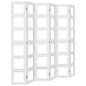 vidaXL Biombo separador de 6 paneles madera maciza Paulownia blanco vidaXL Biombo separador de 6 paneles madera maciza Paulownia blanco