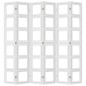 vidaXL Biombo separador de 6 paneles madera maciza Paulownia blanco vidaXL Biombo separador de 6 paneles madera maciza Paulownia blanco