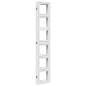 vidaXL Biombo separador de 6 paneles madera maciza Paulownia blanco vidaXL Biombo separador de 6 paneles madera maciza Paulownia blanco