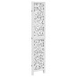 vidaXL Biombo separador de 3 paneles madera maciza Paulownia blanco vidaXL Biombo separador de 3 paneles madera maciza Paulownia blanco