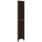vidaXL Biombo separador de 5 paneles madera paulownia marrón oscuro vidaXL Biombo separador de 5 paneles madera paulownia marrón oscuro