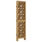vidaXL Biombo separador de 6 paneles madera maciza paulownia marrón vidaXL Biombo separador de 6 paneles madera maciza paulownia marrón