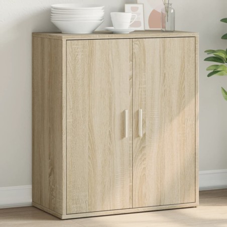 vidaXL Aparador de madera de ingeniería roble Sonoma 60x31x70 cm