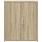 vidaXL Aparador de madera de ingeniería roble Sonoma 60x31x70 cm vidaXL Aparador de madera de ingeniería roble Sonoma 60x31x70 cm