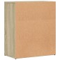 vidaXL Aparador de madera de ingeniería roble Sonoma 60x31x70 cm vidaXL Aparador de madera de ingeniería roble Sonoma 60x31x70 cm