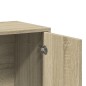 vidaXL Aparador de madera de ingeniería roble Sonoma 60x31x70 cm vidaXL Aparador de madera de ingeniería roble Sonoma 60x31x70 cm