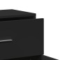 vidaXL Aparador de madera de ingeniería negro 60x31x70 cm vidaXL Aparador de madera de ingeniería negro 60x31x70 cm
