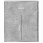 vidaXL Aparador de madera de ingeniería gris hormigón 60x31x70 cm
