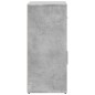 vidaXL Aparador de madera de ingeniería gris hormigón 60x31x70 cm
