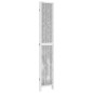 vidaXL Biombo separador de 3 paneles madera maciza Paulownia blanco vidaXL Biombo separador de 3 paneles madera maciza Paulownia blanco