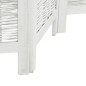 vidaXL Biombo separador de 3 paneles madera maciza Paulownia blanco vidaXL Biombo separador de 3 paneles madera maciza Paulownia blanco