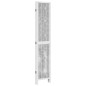 vidaXL Biombo separador de 5 paneles madera maciza Paulownia blanco vidaXL Biombo separador de 5 paneles madera maciza Paulownia blanco