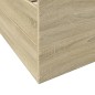vidaXL Cama con cajones madera ingeniería roble Sonoma 160x200 cm vidaXL Cama con cajones madera ingeniería roble Sonoma 160x200 cm