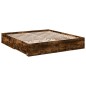 vidaXL Cama con cajones madera de ingeniería roble ahumado 180x200 cm vidaXL Cama con cajones madera de ingeniería roble ahumado 180x200 cm