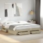 vidaXL Cama con cajones madera ingeniería roble Sonoma 180x200 cm vidaXL Cama con cajones madera ingeniería roble Sonoma 180x200 cm