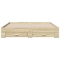 vidaXL Cama con cajones madera ingeniería roble Sonoma 180x200 cm vidaXL Cama con cajones madera ingeniería roble Sonoma 180x200 cm