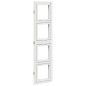 vidaXL Biombo separador de 3 paneles madera maciza Paulownia blanco vidaXL Biombo separador de 3 paneles madera maciza Paulownia blanco