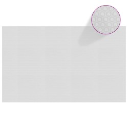 vidaXL Cubierta solar de piscina de PE flotante gris 260x160 cm