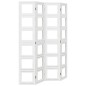 vidaXL Biombo separador de 4 paneles madera maciza Paulownia blanco vidaXL Biombo separador de 4 paneles madera maciza Paulownia blanco