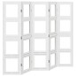vidaXL Biombo separador de 5 paneles madera maciza Paulownia blanco vidaXL Biombo separador de 5 paneles madera maciza Paulownia blanco