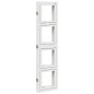 vidaXL Biombo separador de 5 paneles madera maciza Paulownia blanco vidaXL Biombo separador de 5 paneles madera maciza Paulownia blanco