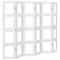 vidaXL Biombo separador de 6 paneles madera maciza Paulownia blanco vidaXL Biombo separador de 6 paneles madera maciza Paulownia blanco